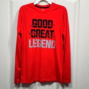 Long sleeved athletic shirt